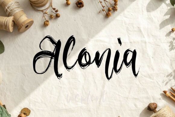 Alonia: A Designer’s Take on Modern Script