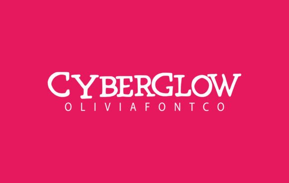 Cyberglow Font: A Handwritten Typeface for Editorial Design