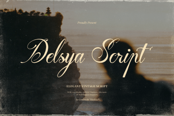 Delsya Script Font: Elevating Digital Marketing Visuals
