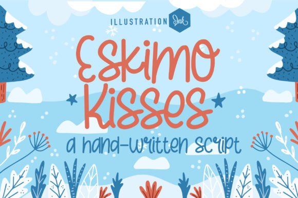 Eskimo Kiss Font: Playful Hand-Lettering for Crafts