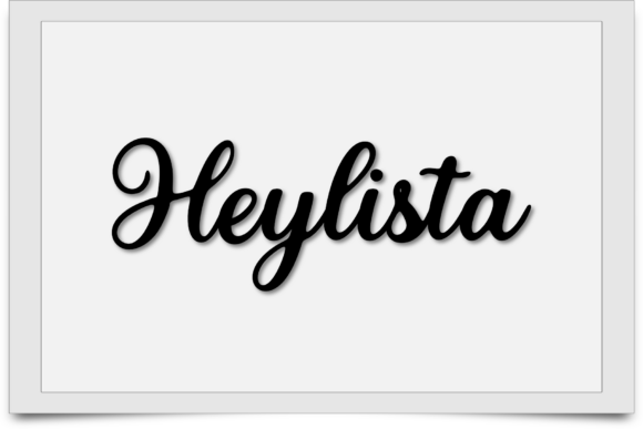 Heylista Font: Elegant Typography for Editorial Design
