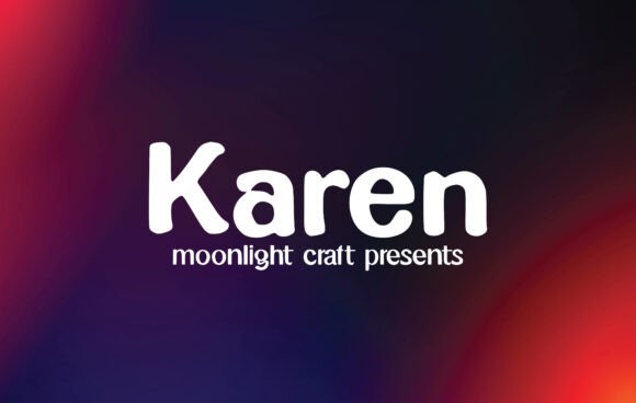 Karen Font: A Legible Script Typeface for Crafters