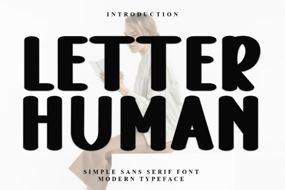 Letter Human Font: Soft Typography for Web Design