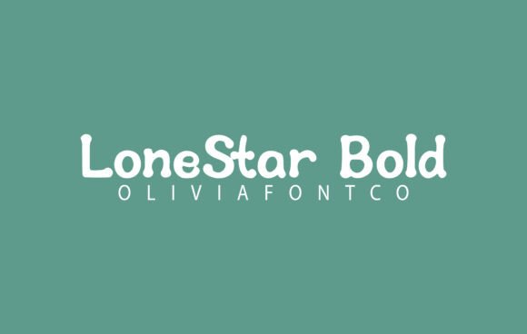 Lonestar Bold Font for Handmade Crafts and Labels