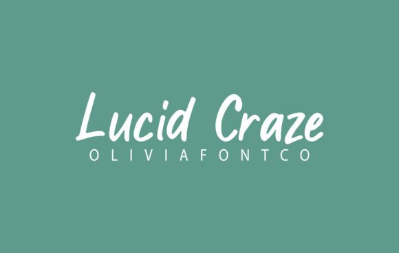 Lucid Craze Font for Editorial Design