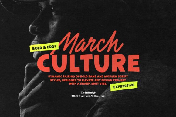 March Culture Font Review for Digital Branding