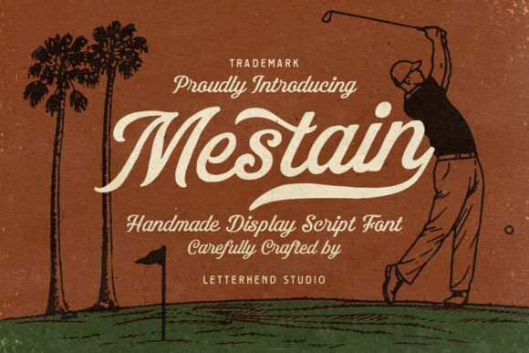 Mestain Script Font: Adding Vintage Warmth to Editorial Layouts
