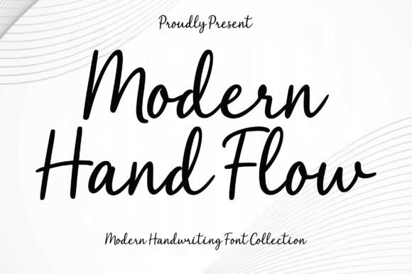 Modern Hand Flow Font for Digital Marketing