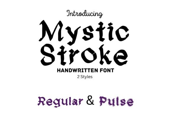 Mystic Stroke Font: Bold Typography for Campaigns