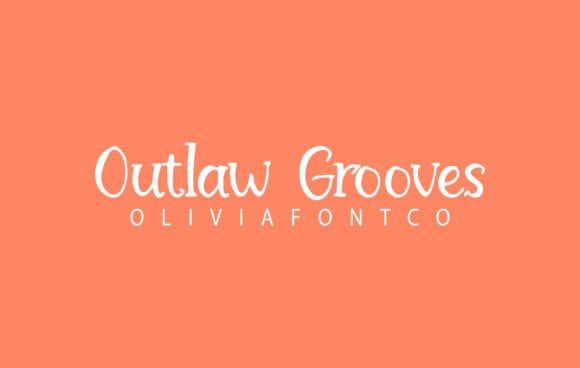 Outlaw Grooves Font for Handmade Crafts