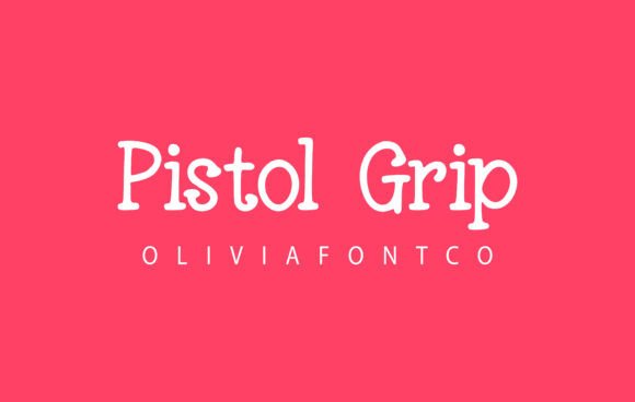 Pistol Grip Font: Adding Romantic Script to Editorial Layouts