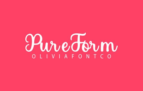 Pureform: A Designer’s Take on This Script Font
