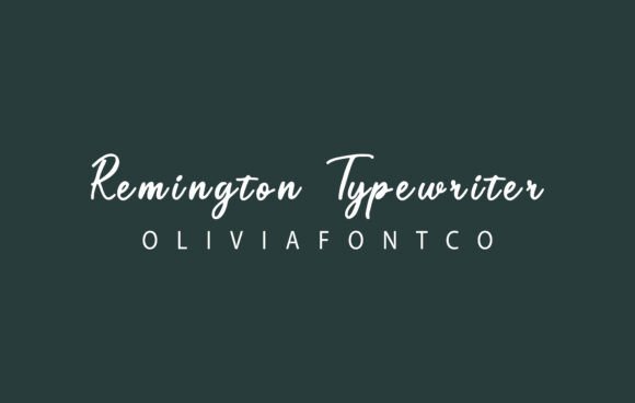Remington Typewriter Font for Authentic Branding