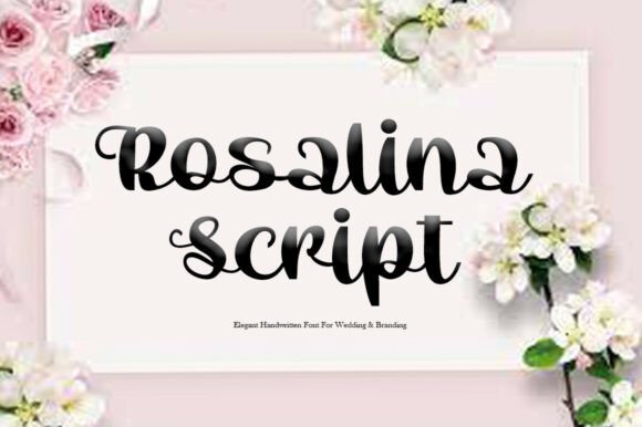 Rosalina Script Font: An Editorial Design Review