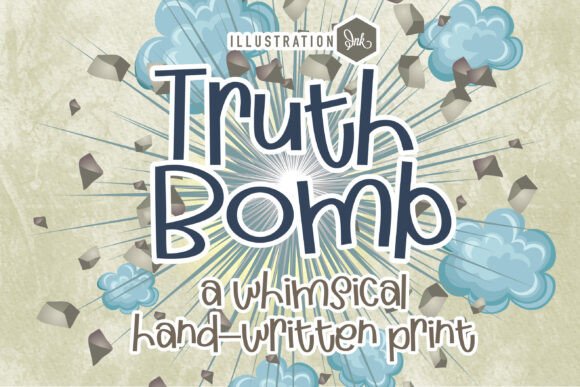 Truth Bomb Font: Playful Typography for Editorial Design