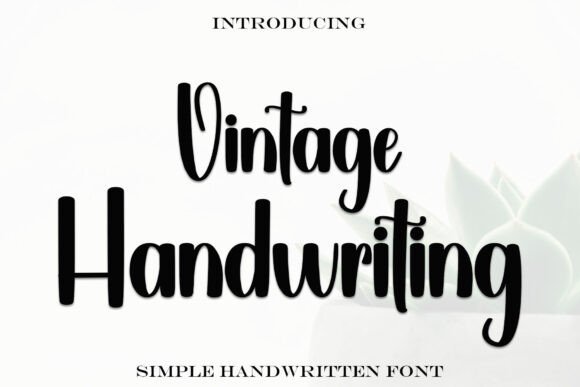 Vintage Handwriting Font: Elevating Small Business Branding